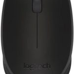Logitech M171 Wireless Mouse for PC, Mac, Laptop, 2.4 GHz with USB Mini Receiver, Optical Tracking, 12-Months Battery Life, Ambidextrous - Black