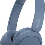 Sony WH-CH520 Wireless Headphones, 50 hours battery life, Clearer hands-free calling, Multipoint Connection, On-ear style, Blue, UAE Version - 1-Year warranty