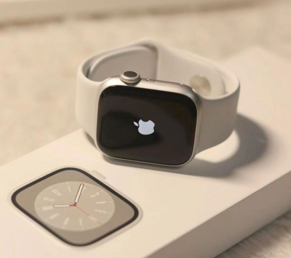 Series 10 SmartWatch with Logo Master copy IP 68 Waterprof 46mm (Silver Series 10)