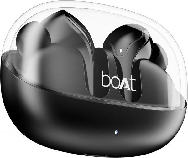 boAt Airdopes 311 Pro Truly Wireless in Ear Ear Buds w/Upto 50 HRS Playtime, Dual Mics with ENx™ Tech,50 ms Low-Latency Beast™ Mode,ASAP™ Charging, IPX4,IWP Tech & BT v5.3 Earbuds TWS (Active Black)