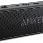 Anker Soundcore 2 Portable Bluetooth Speaker with Superior Stereo Sound, BassUp Technology, 12-Watts, IPX5 Water-Resistant Shower Speaker, 24-Hour Playtime, Wireless Speaker for Home,Outdoors,Travel