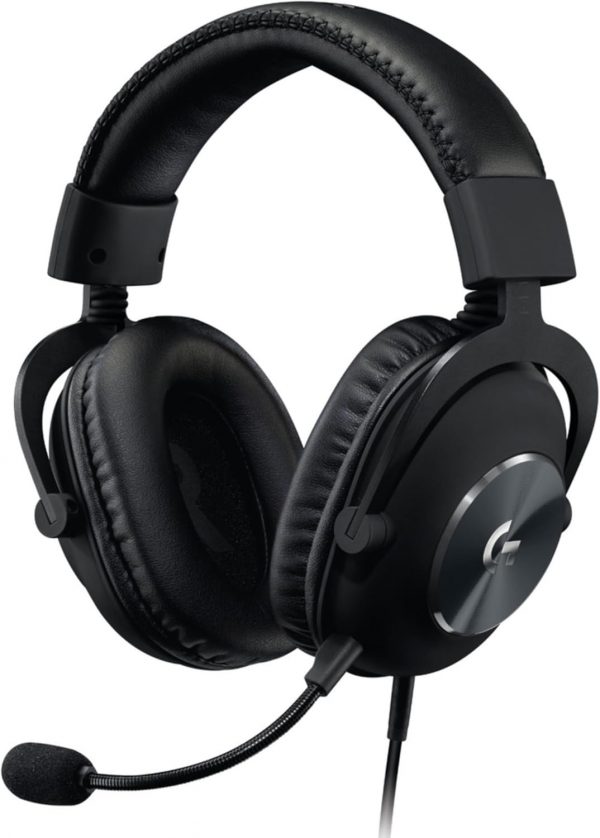 Logitech G Pro X SE Wired Gaming Headset with Microphone: Detachable Mic, DTS Headphone:X 7.1, Memory Foam Ear Pads, 50 mm Drivers, USB DAC, for PC, Xbox, PS5 - Black