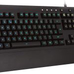 Logitech G G213 Prodigy Gaming Keyboard, RGB Lightsync Backlit Keys, Spill-Resistant, Customizable Keys, Dedicated Multi-Media Keys, Qwerty Us International Layout - Black