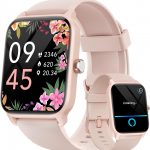 Fitpolo Smart Watch for Women Android & iPhone, Alexa Built-in [1.8" HD Screen] IP68 Waterproof Fitness Watch with Bluetooth Call (Answer/Make), Heart Rate/Sleep/SpO2 Monitor, 105 Sports Trackers
