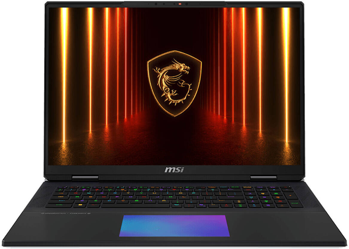 2388d7e37798b4a9d5db08521671a601-hi MSI Titan 18 HX AI A2XWJG Gaming Laptop, 18" UHD+ 120Hz Display, Intel Core Ultra 9 285HX, 96GB RAM, 4TB SSD, GeForce RTX 5090 24GB GPU, English-Arabic KB, Win11, Core Black - Image 1